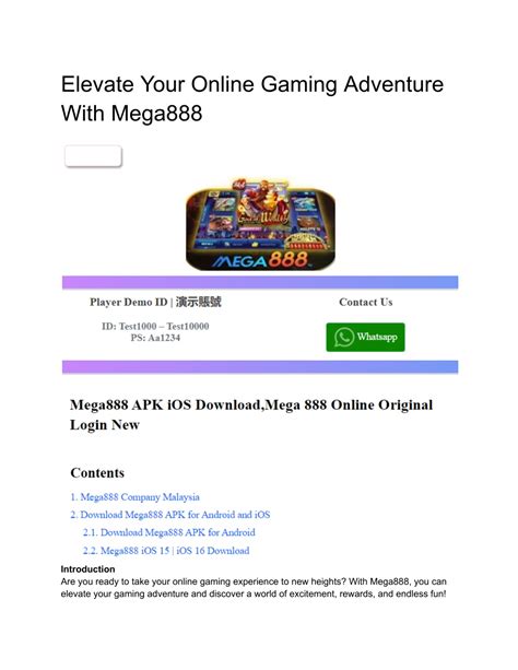 mega panalo.net|Elevate Your Gaming .